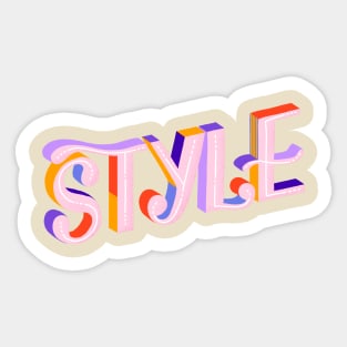 Candy-like Style Sticker